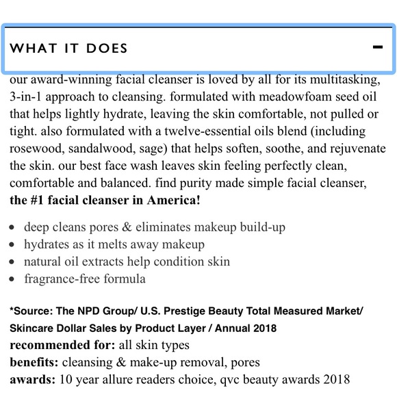 Philosophy Purity, One Step Facial Cleanser 8oz - Picture 5 of 5